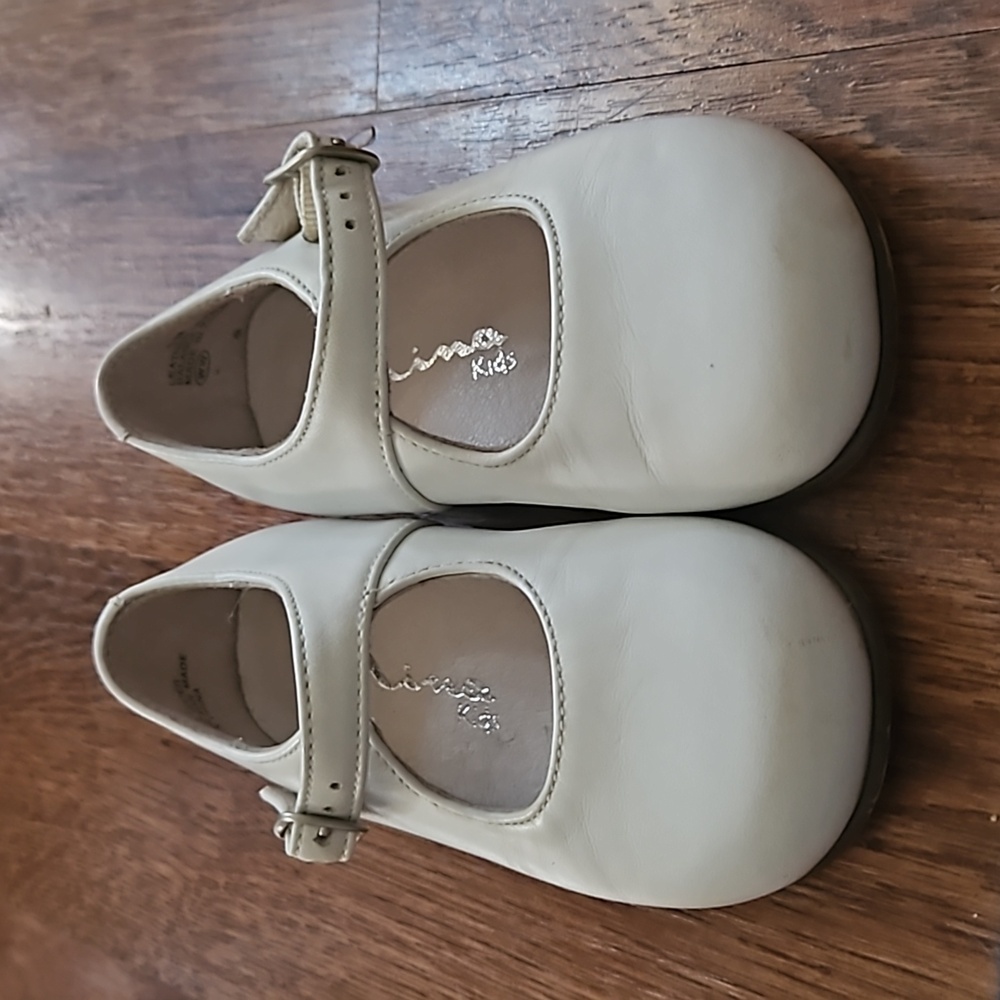 Nina kids dress shoes white